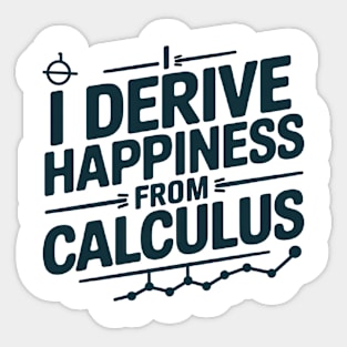 Calculus, Math Humor for Students & Teachers Sticker